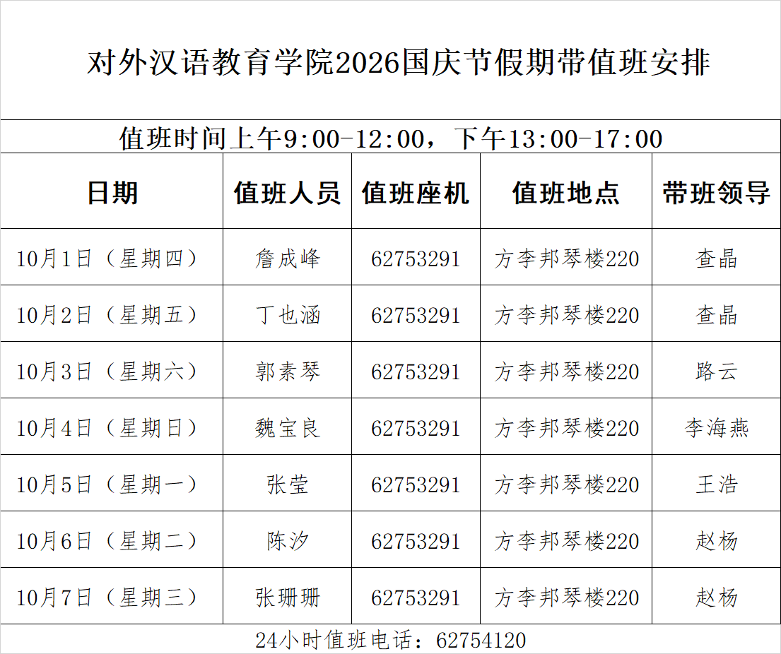 对外汉语教育学院2026国庆节假期带值班安排.png